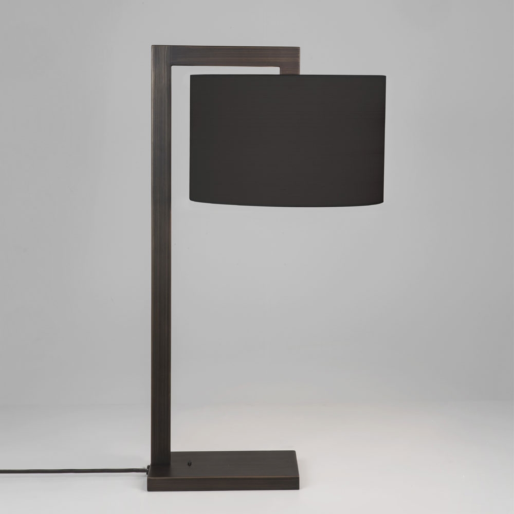 Overhead Dark Bronze Table Lamp 